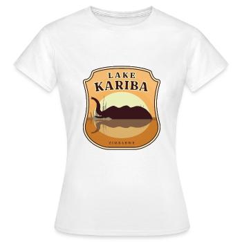 Lake Kariba - Zimbabwe - Women's T-Shirt - white - Front - AI Model Female 172 dark (172cm)
