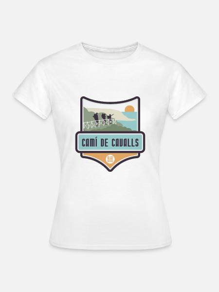 Cami de Cavalls - GR 223, Menorca - Frauen T-Shirt - Weiß