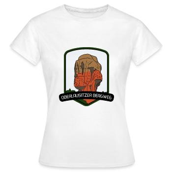 Upper Lusatian Mountain Trail - Women's T-Shirt - white - Front - AI Model Female 172 dark (172cm)