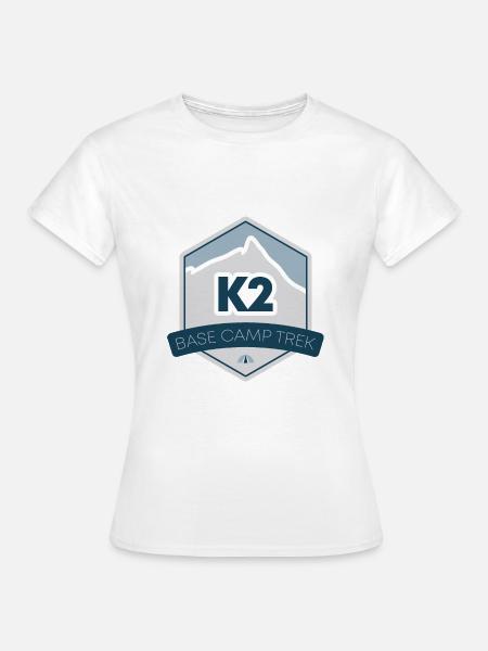 K2 Base Camp Trek - Frauen T-Shirt - Weiß