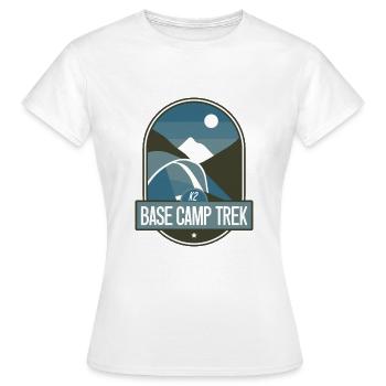 K2 Base Camp Trek - T-shirt Femme - blanc - Devant - AI Model Female 172 dark (172cm)