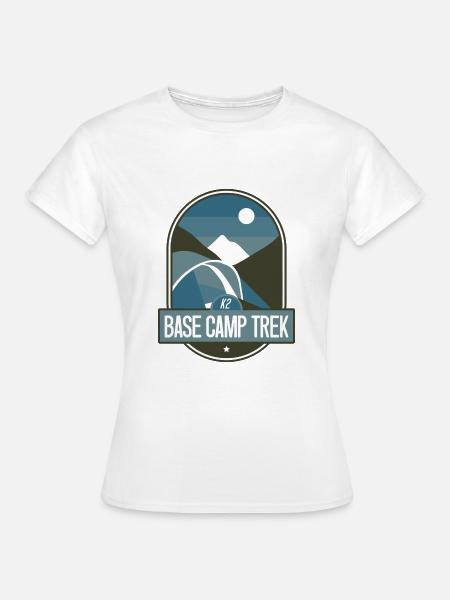 K2 Base Camp Trek - Frauen T-Shirt - Weiß