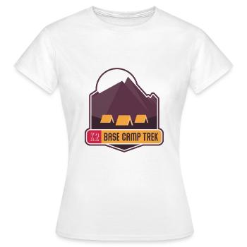 K2 Base Camp Trek - T-shirt Femme - blanc - Devant - AI Model Female 172 dark (172cm)