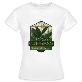 Botanischer Garten Cluj-Napoca - Rumänien - Frauen T-Shirt - Weiß - Vorne - AI Model Female 172 dark (172cm)