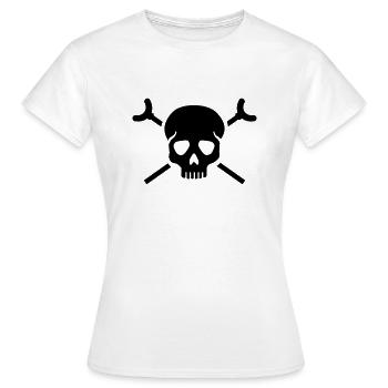 Jeu de palets - T-shirt Femme - blanc - Devant - AI Model Female 172 dark (172cm)