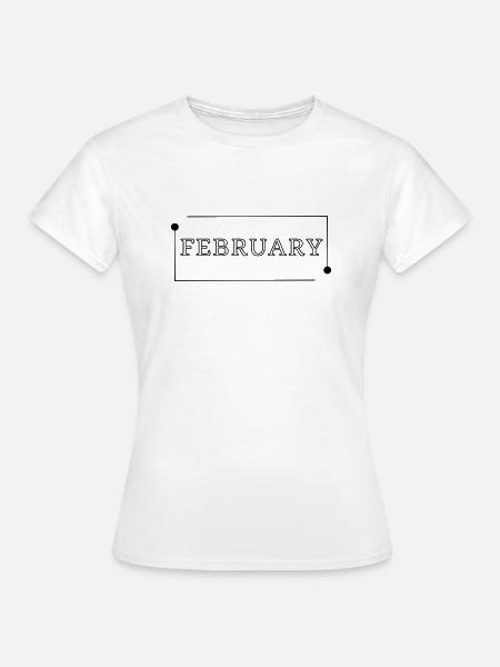 February - Frauen T-Shirt - Weiß