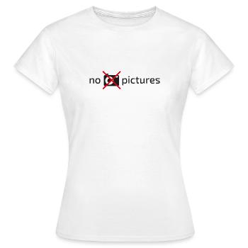 keine Bilder - Frauen T-Shirt - Weiß - Vorne - AI Model Female 172 dark (172cm)