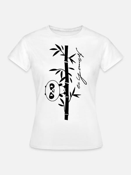 Sei du selbst- Panda - Frauen T-Shirt - Weiß