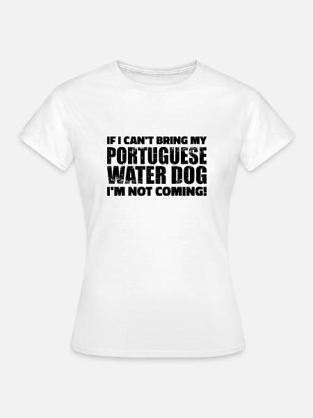 Portugiesischer Wasserhund - Frauen T-Shirt - Weiß