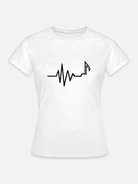 Frequenz - Frauen T-Shirt - Weiß