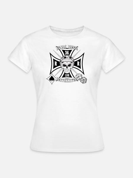 RR36 Cross - Frauen T-Shirt - Weiß