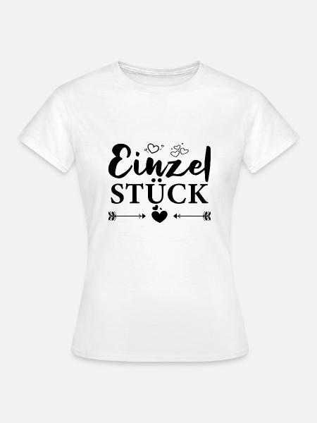 Einzelstück - Frauen T-Shirt - Weiß