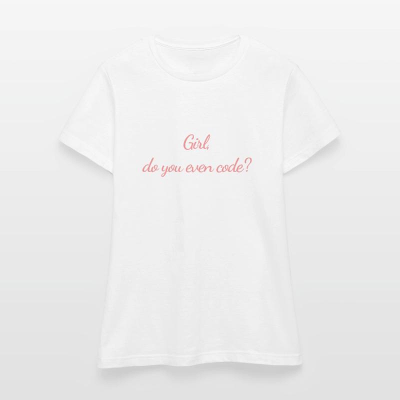 Fille codez-vous même (Programmeur) T-shirt Femme