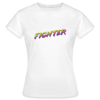 Fighter - Women's T-Shirt - white - Front - AI Model Female 172 dark (172cm)