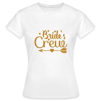 Équipage de la mariée - T-shirt Femme - blanc - Devant - AI Model Female 172 dark (172cm)