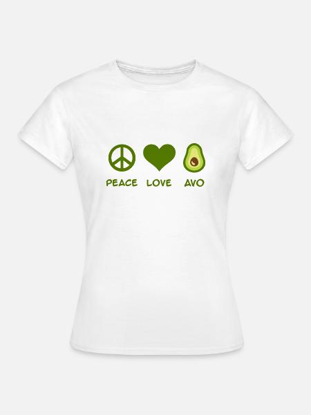 Avocado - Frauen T-Shirt - Weiß