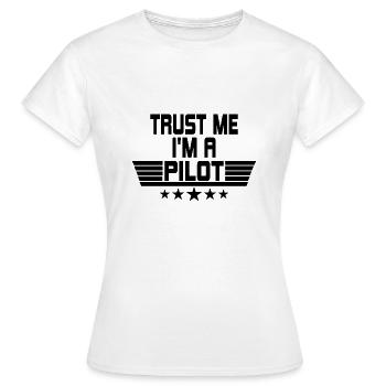 Drone Drones Drone Flight Drone Pilot - T-shirt Femme - blanc - Devant - AI Model Female 172 dark (172cm)