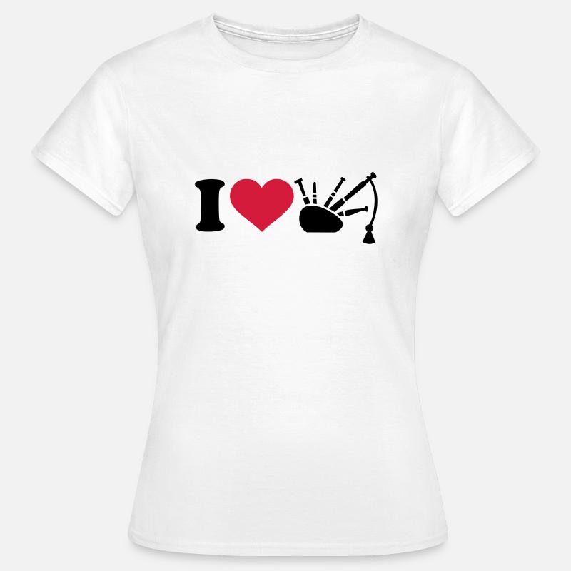 gaita - Camiseta mujer - blanco