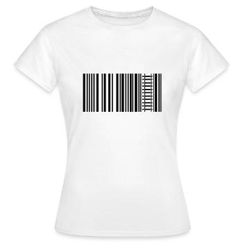 Chemin de fer Chemin de fer Chemin de fer Chemin de fer miniature - T-shirt Femme - blanc - Devant - AI Model Female 172 dark (172cm)