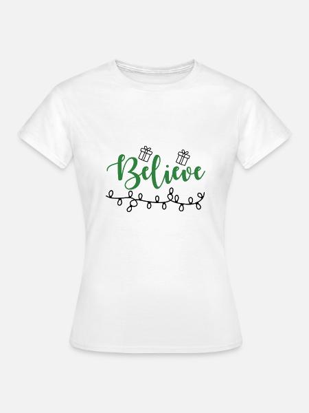 Glauben - Frauen T-Shirt - Weiß