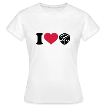 cubes - T-shirt Femme - blanc - Devant - AI Model Female 172 dark (172cm)