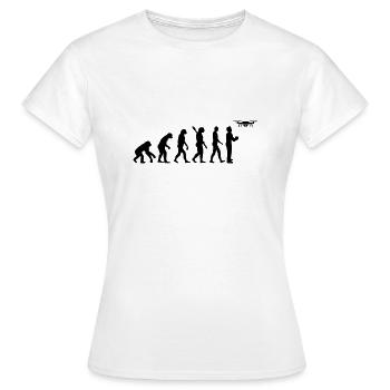 Drohne - Frauen T-Shirt - Weiß - Vorne - AI Model Female 172 dark (172cm)