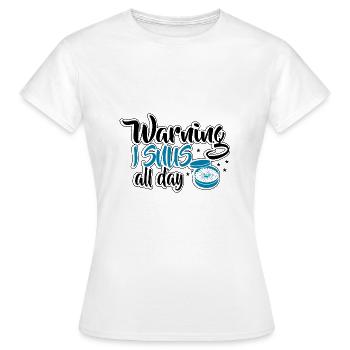 Snus sans fumée anti-fumeurs nicotiniques non-fumeurs - T-shirt Femme - blanc - Devant - AI Model Female 172 dark (172cm)