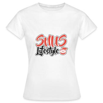 Snus sans fumée anti-fumeurs nicotiniques non-fumeurs - T-shirt Femme - blanc - Devant - AI Model Female 172 dark (172cm)