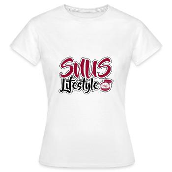 Snus sans fumée anti-fumeurs nicotiniques non-fumeurs - T-shirt Femme - blanc - Devant - AI Model Female 172 dark (172cm)