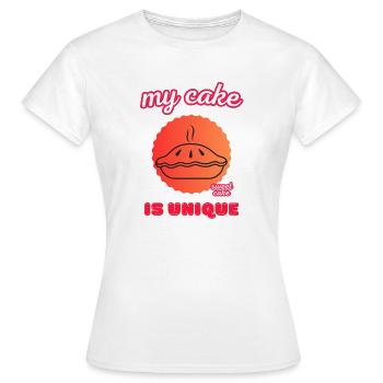 Mon gâteau gâteau - T-shirt Femme - blanc - Devant - AI Model Female 172 dark (172cm)
