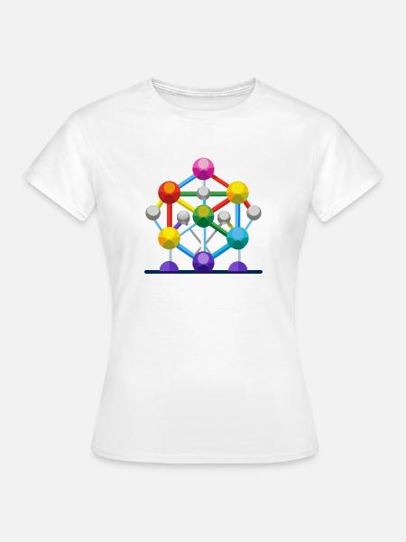 Atomium - Frauen T-Shirt - Weiß