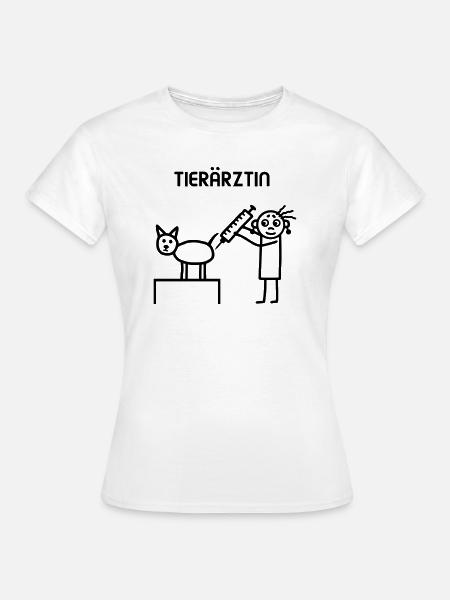 Tierärztin - Frauen T-Shirt - Weiß