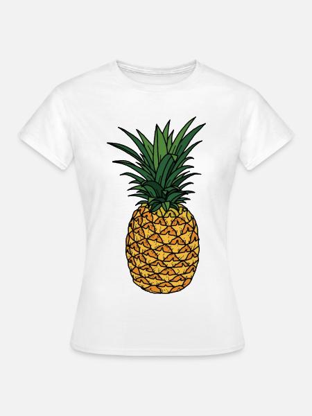 Ananas - Frauen T-Shirt - Weiß