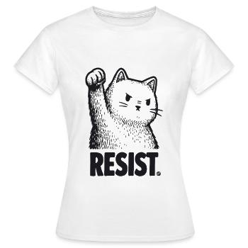 Révolte des chats - T-shirt Femme - blanc - Devant - AI Model Female 172 dark (172cm)