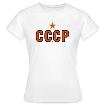 The Soviet - Women's T-Shirt - white - Front - AI Model Female 172 dark (172cm)