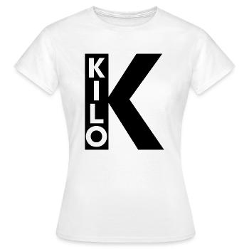 OTAN K - T-shirt Femme - blanc - Devant - AI Model Female 172 dark (172cm)