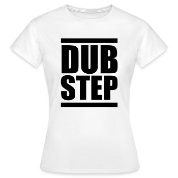 Dubstep - T-shirt Femme - blanc - Devant - AI Model Female 172 dark (172cm)