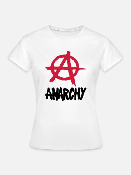 Anarchy__V002 - T-shirt Femme - blanc