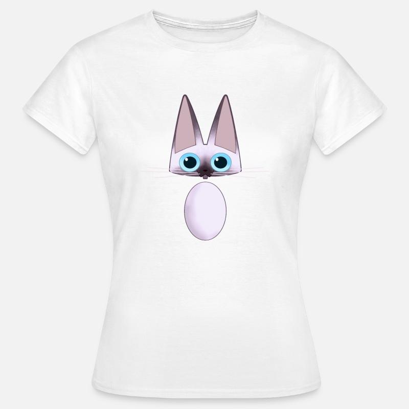 Siamese Cat - Women's T-Shirt - white