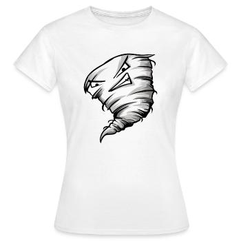Tornado - Frauen T-Shirt - Weiß - Vorne - AI Model Female 172 dark (172cm)