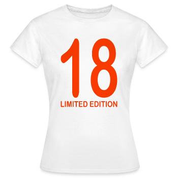 18th Birthday Gift Legal Age - Women's T-Shirt - white - Front - AI Model Female 172 dark (172cm)