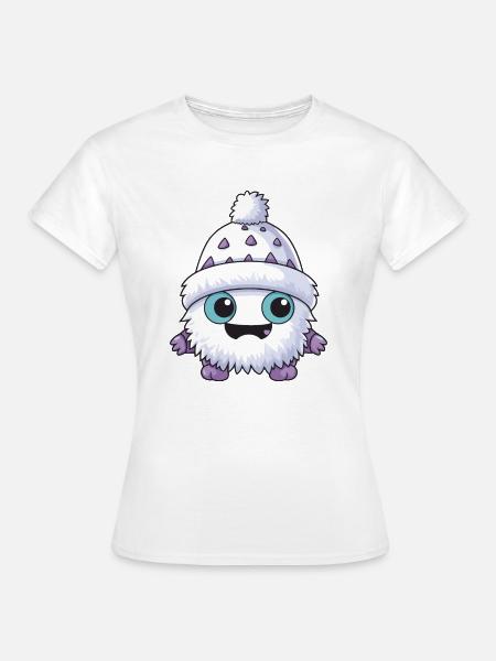 winter monster - Frauen T-Shirt - Weiß
