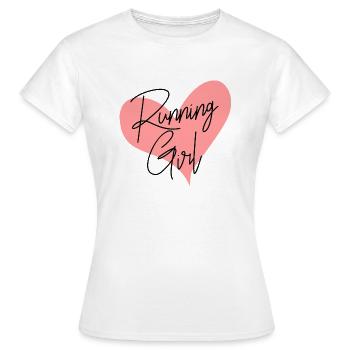 Joggen Laufen Rennen Shirt Marathon Geschenk Girl - Frauen T-Shirt - Weiß - Vorne - AI Model Female 172 dark (172cm)