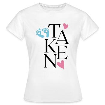 Taken - Frauen T-Shirt - Weiß - Vorne - AI Model Female 172 dark (172cm)