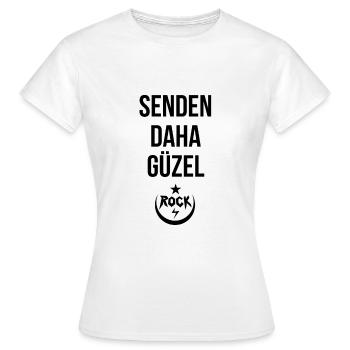 envoyer daha güzel - T-shirt Femme - blanc - Devant - AI Model Female 172 dark (172cm)