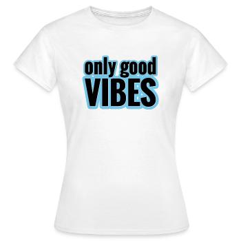 GOOD MOOD - GOOD MOOD - Women's T-Shirt - white - Front - AI Model Female 172 dark (172cm)