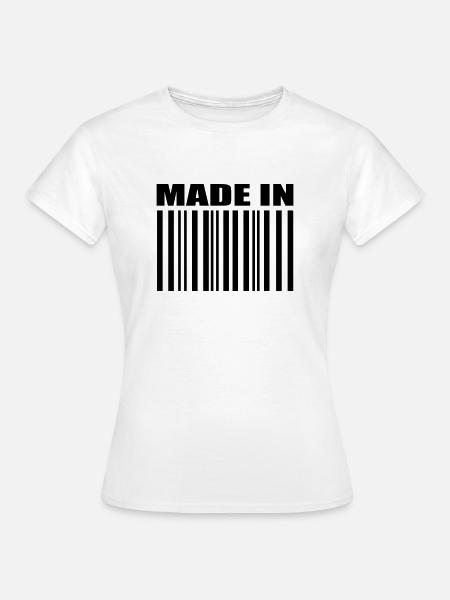 Bar Code - Women's T-Shirt - white
