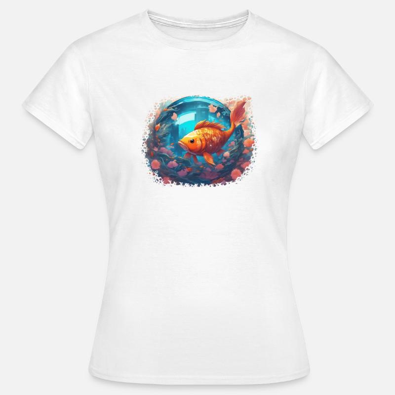 Reflets de poisson-lune - T-shirt Femme - blanc
