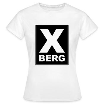 Berlin Kreuzberg X montagne - T-shirt Femme - blanc - Devant - AI Model Female 172 dark (172cm)
