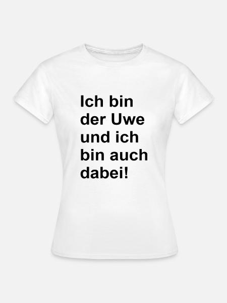 Uwe - Frauen T-Shirt - Weiß